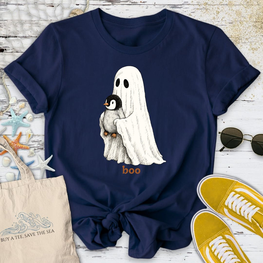 Boo, Ghost & Penguin T-Shirt