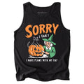 Sorry I Can't I Have Plans With My Cat Comfort Colors Tank Top